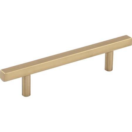 Jeffrey Alexander 96 mm Center-to-Center Satin Bronze Square Dominique Cabinet Bar Pull 845-96SBZ